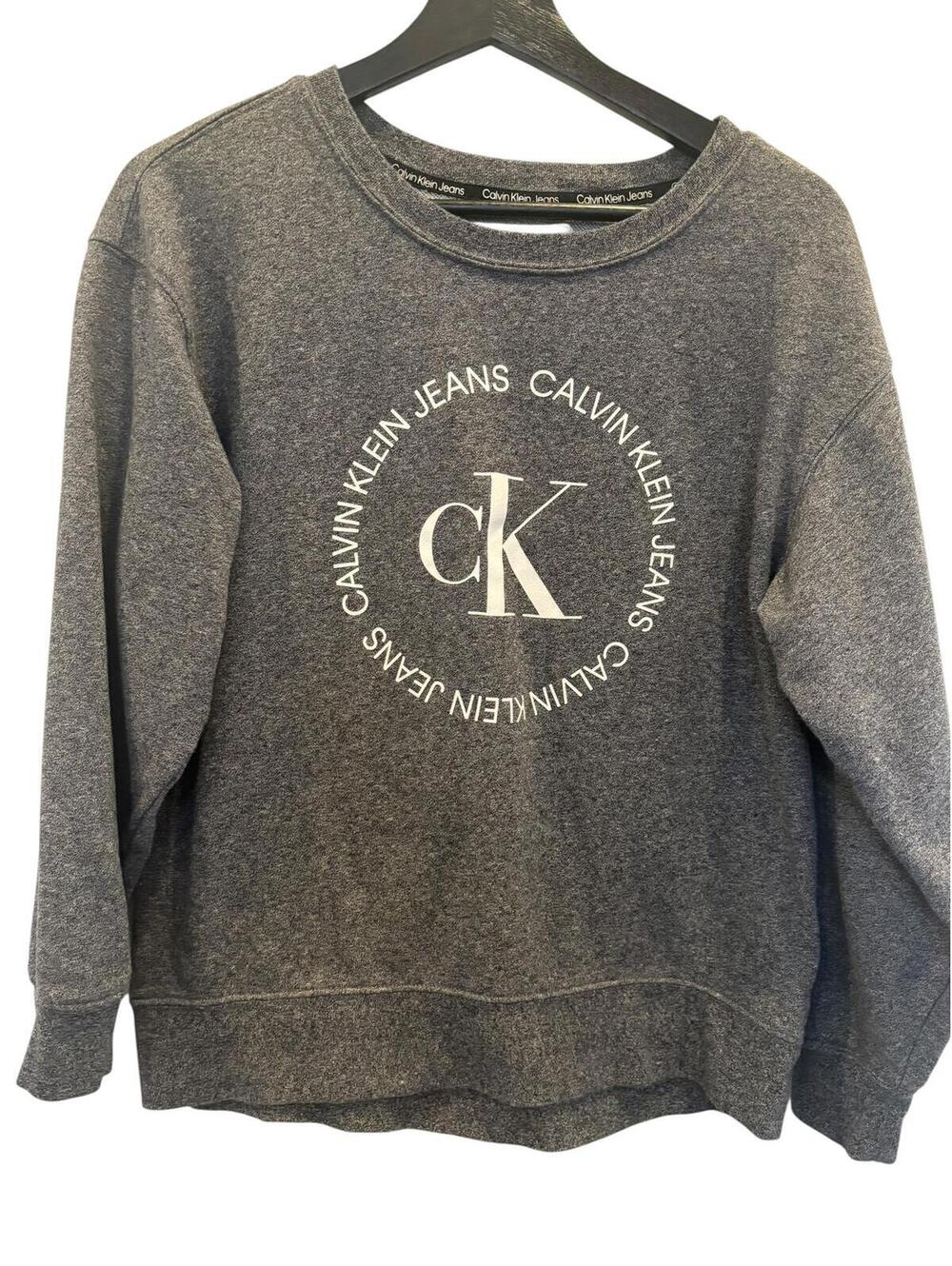 Calvin Klein Jeans Grey Crewneck Sweatshirt